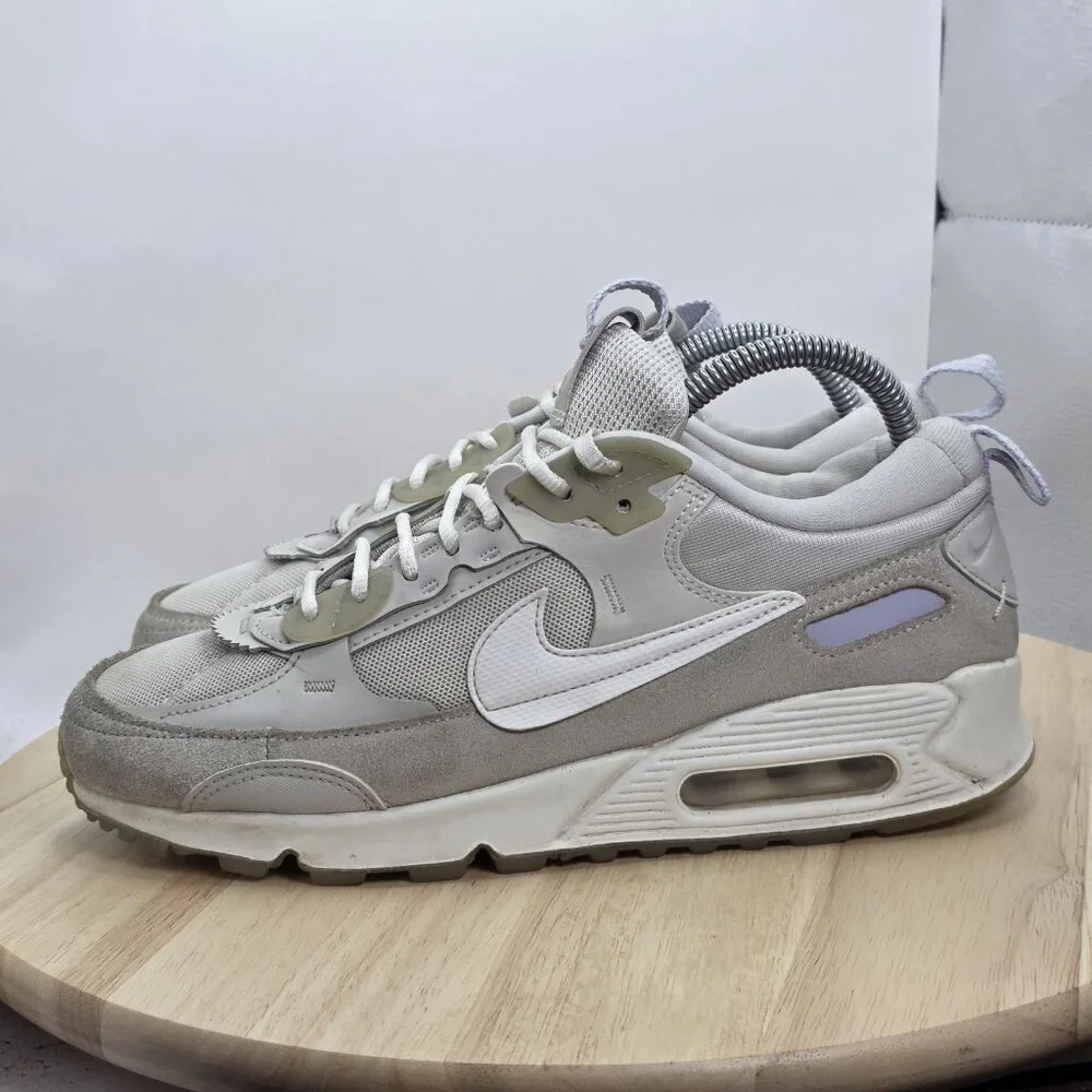 Size 8.5W Nike Air Max 90 Futura ‘White Light Bone’ DM9922-102 - Picture 1 of 9